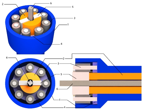 Ротационная ковка прутков из молибдена Ротационная ковка